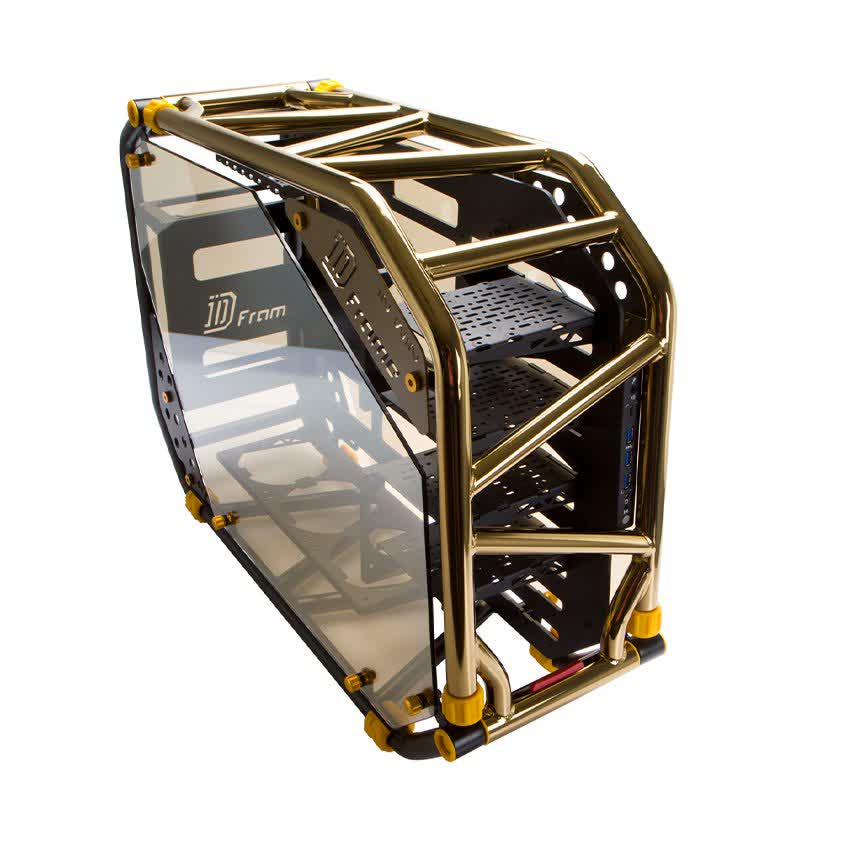 Vỏ Case IN WIN D-Frame 2.0 + SII-1065W - 30th Anniversary Premium Signature Combo Full Tower Đồng