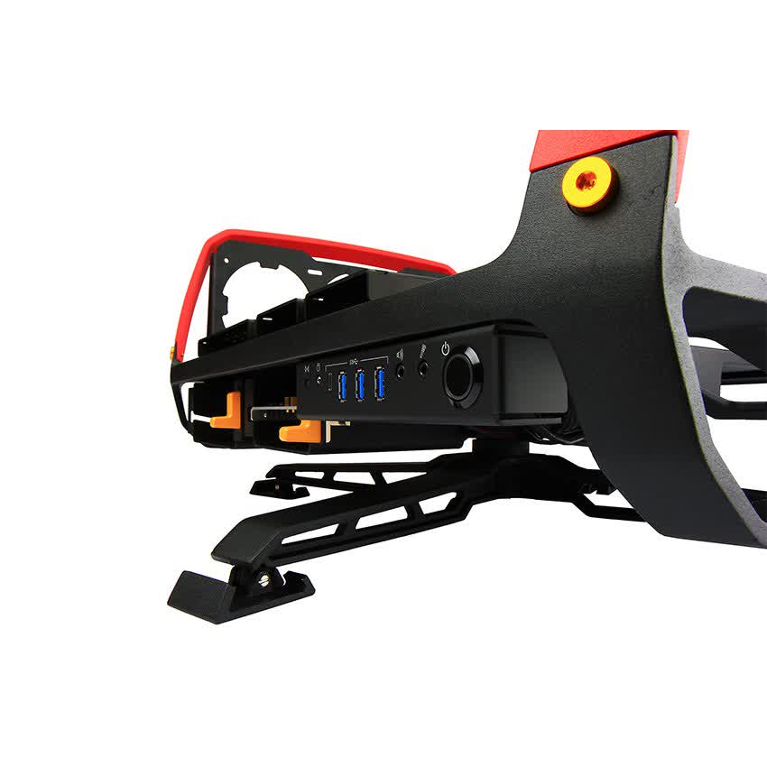 Vỏ Case In-Win X-Frame 2.0 + SI-1065W - 30th Anniversary Premium Signature Combo Full-Tower Đỏ