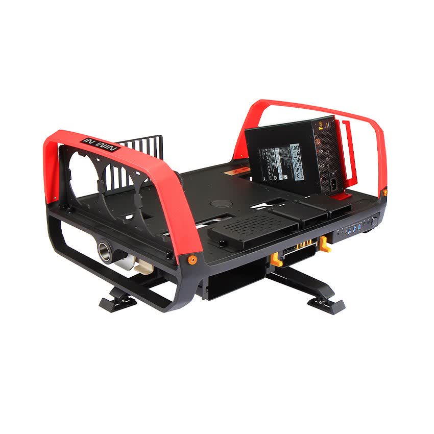 Vỏ Case In-Win X-Frame 2.0 + SI-1065W - 30th Anniversary Premium Signature Combo Full-Tower Đỏ