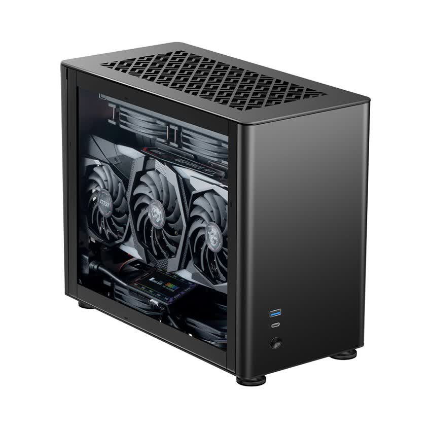 Vỏ case Jonsbo A4 Black (Mini Tower/Màu Đen)