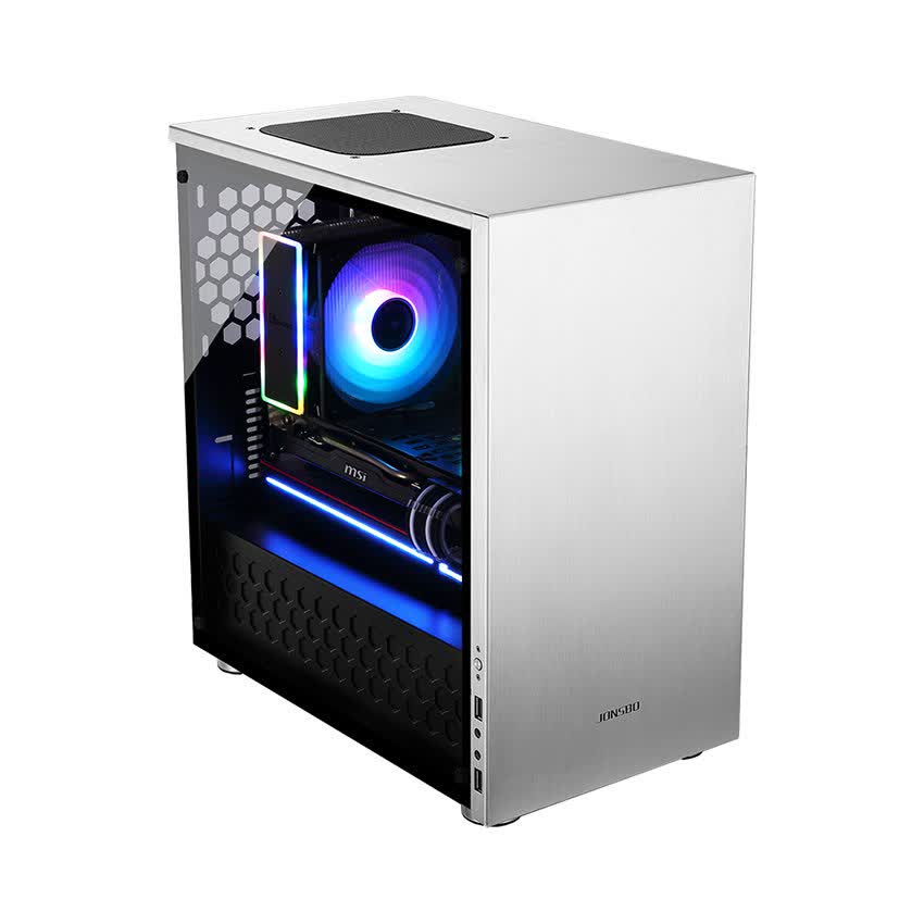 Vỏ case Jonsbo C3-PLUS Silver Edition (Mini Tower/Màu Bạc)