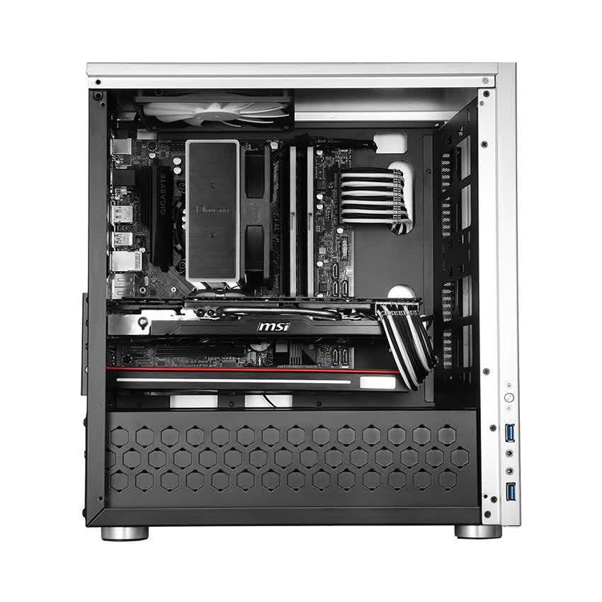 Vỏ case Jonsbo C3-PLUS Silver Edition (Mini Tower/Màu Bạc)