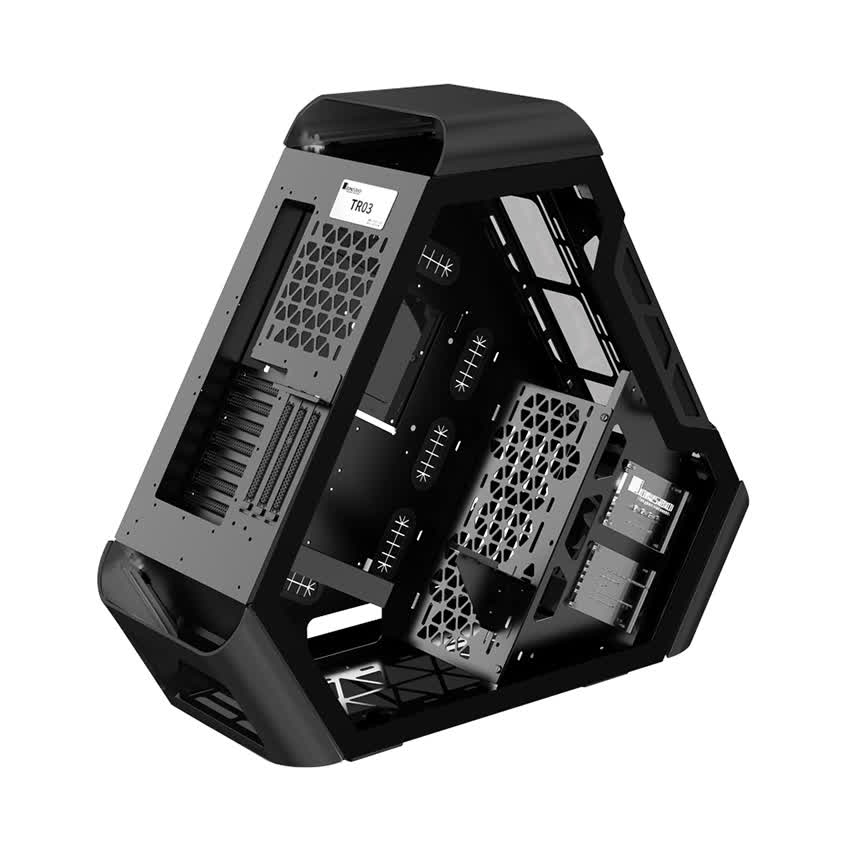 Vỏ case Jonsbo TR03 - G Black (Mid Tower/Màu Đen)
