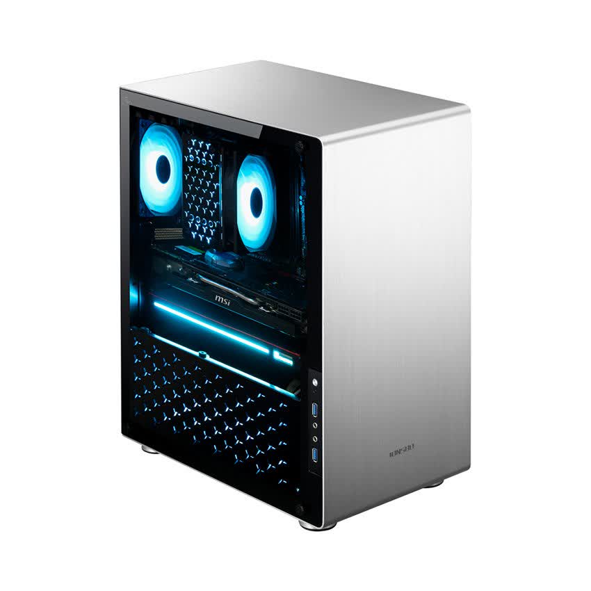 Vỏ case Jonsbo U4 Silver Edition (Mid Tower/Màu Bạc)