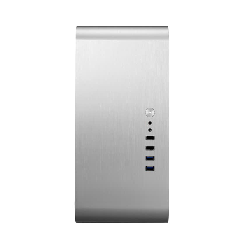 Vỏ case Jonsbo UMX1-PLUS Tempered Glass (Mini Tower/Màu Bạc)