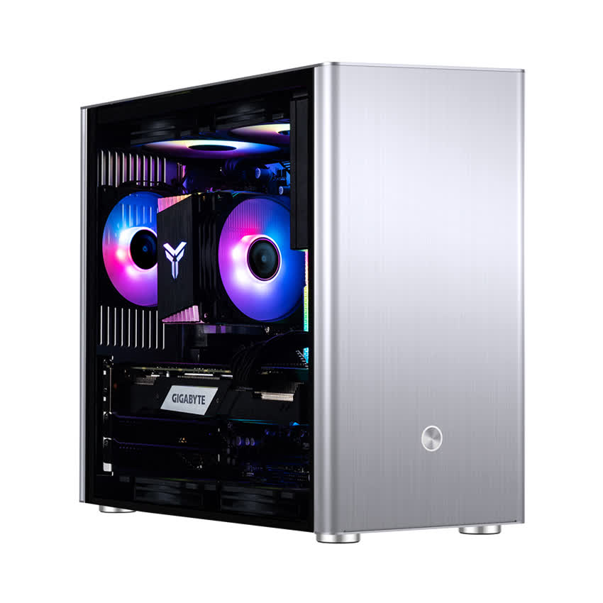 Vỏ case Jonsbo V9 Silver (Mini Tower/Màu Bạc)