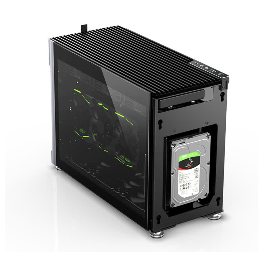 Vỏ Case JonsboPlus  i100-G Silver  (Mini Tower/Màu Bạc)