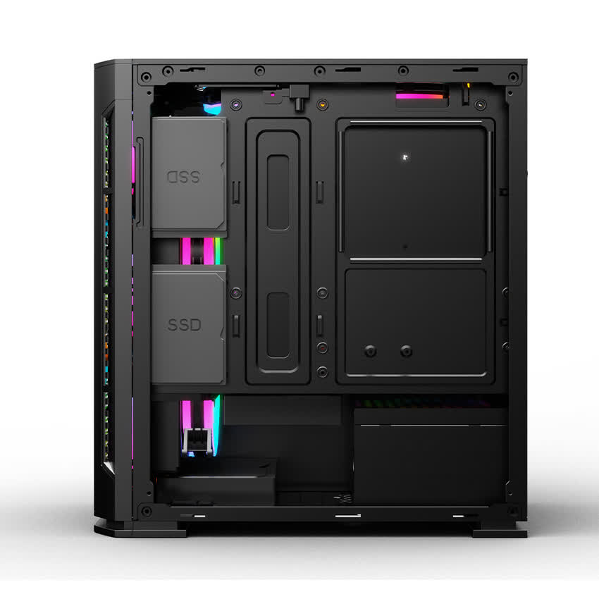 Vỏ case KENOO ESPORT G362  (Mini Tower/Màu Đen)