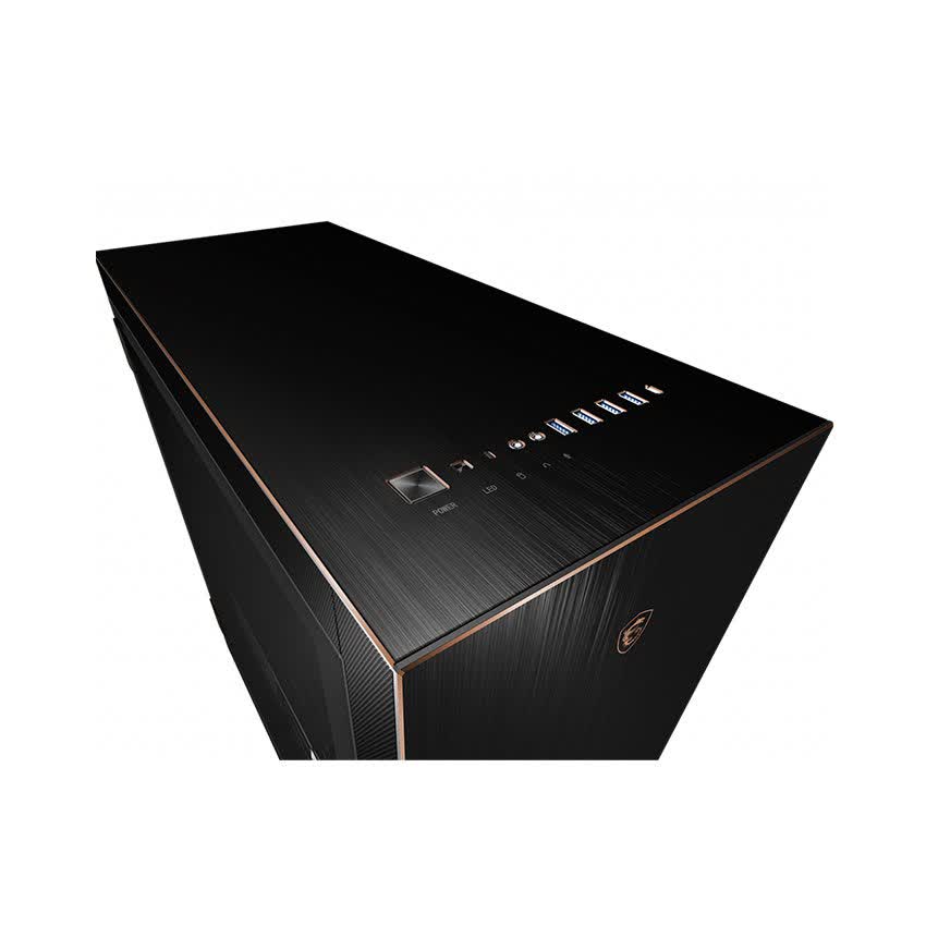 Vỏ Case MSI MPG SEKIRA 500G Tempered Glasses Aluminum chassis (Mid Tower/Màu Đen)