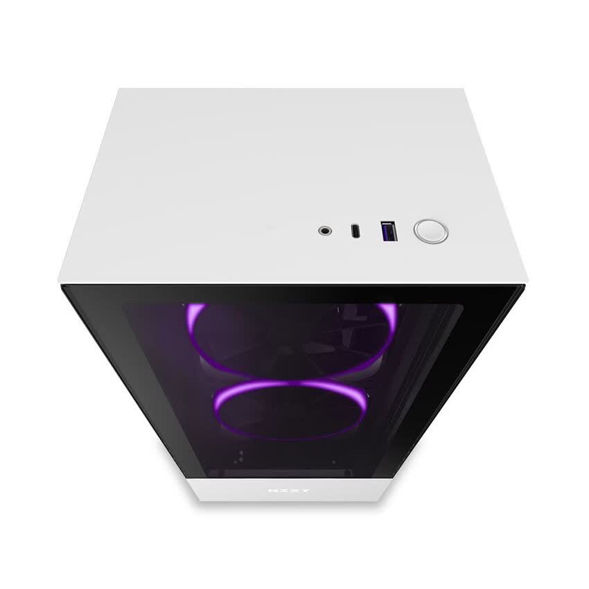 Vỏ Case NZXT H510 Elite (Mid Tower/Màu Trắng)
