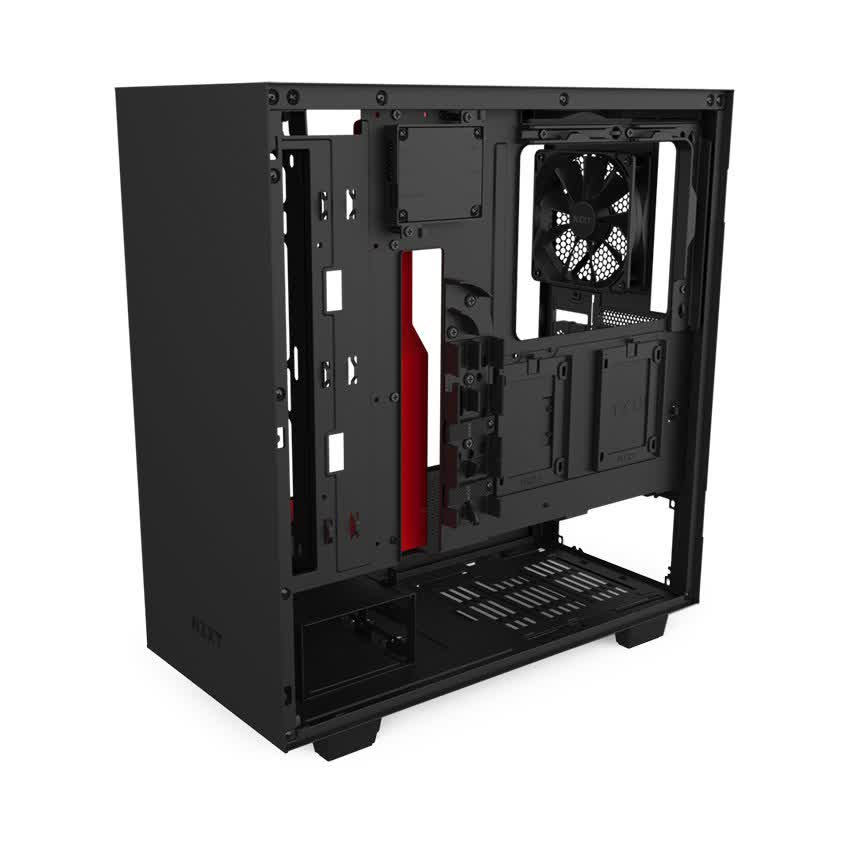 Vỏ Case NZXT H510i (Mid Tower/Màu Đen/Đỏ)