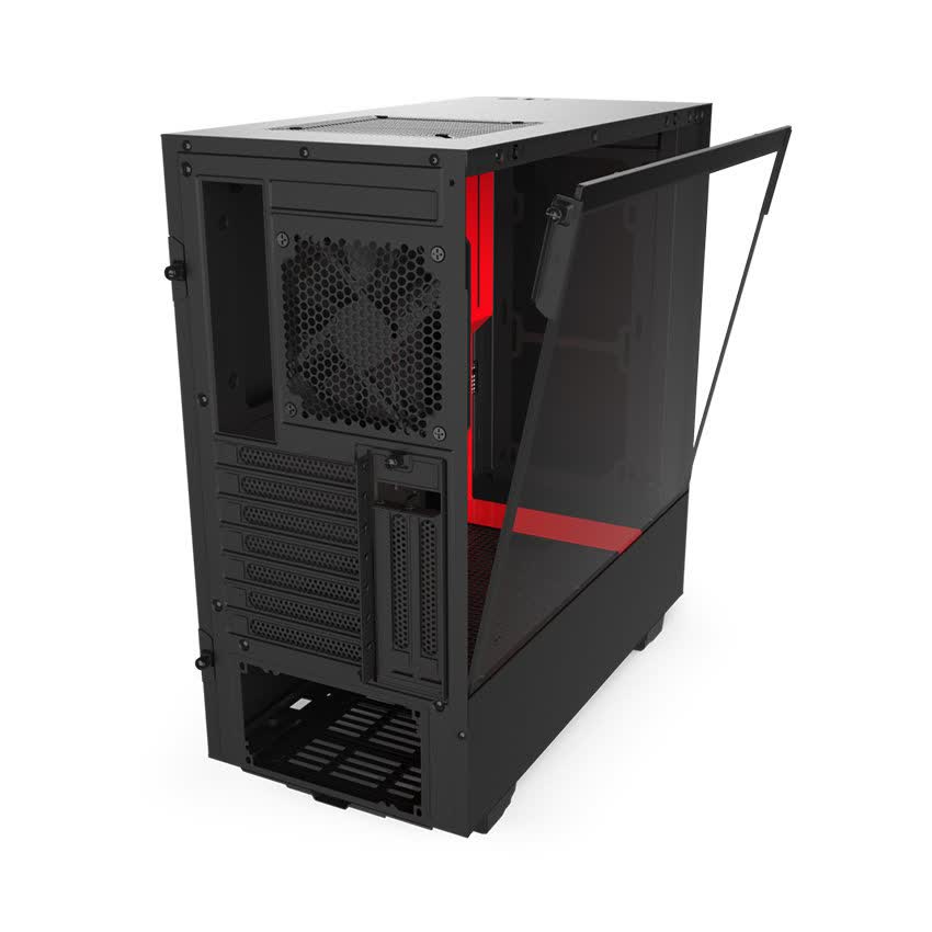 Vỏ Case NZXT H510i (Mid Tower/Màu Đen/Đỏ)