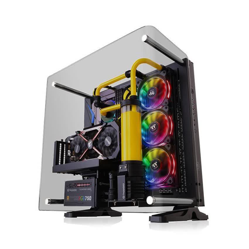 Vỏ Case Thermaltake Core P3 Tempered Glass (Mid Tower/Màu Đen/Kính Cong) CA-1G4-00M1WN-05