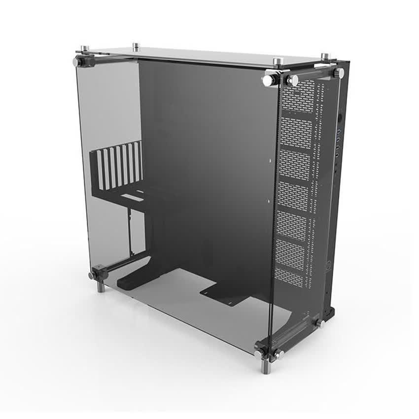 Vỏ Case Thermaltake Core P5 Temper Glass Edition Support Modding (Mid Tower/Màu Đen)