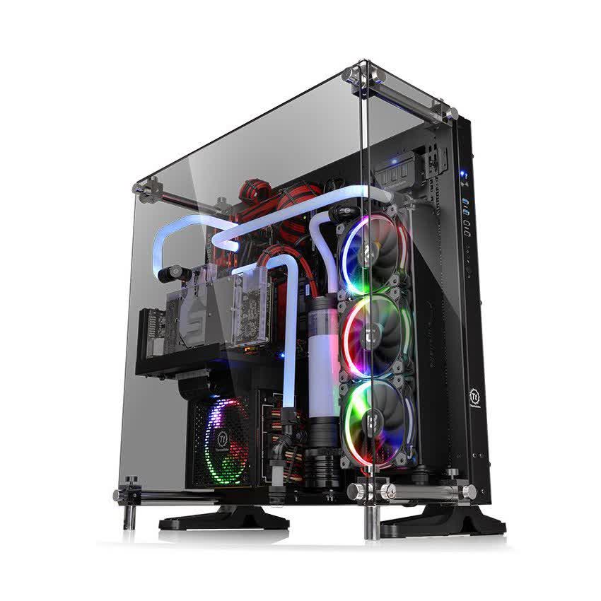 Vỏ Case Thermaltake Core P5 Temper Glass Edition Support Modding (Mid Tower/Màu Đen)