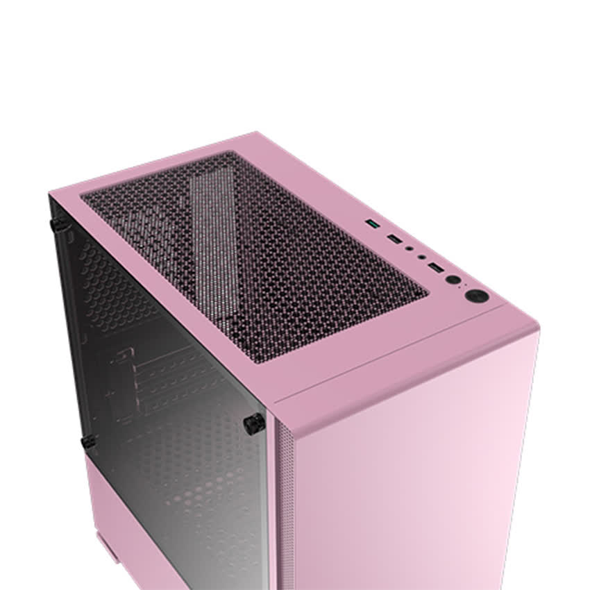 Vỏ Case Xigmatek NYC QUEEN  (Mini-Tower/Màu Hồng) EN45723