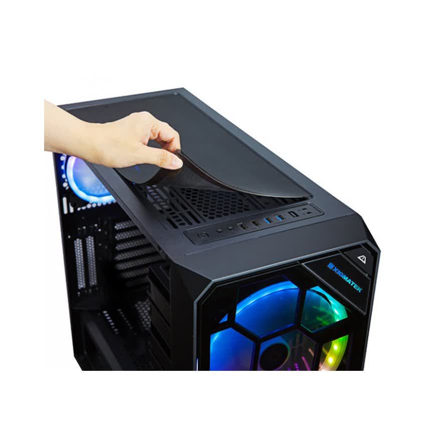 Vỏ Case Xigmatek ZEST (Mid Tower/Màu Đen) EN41541