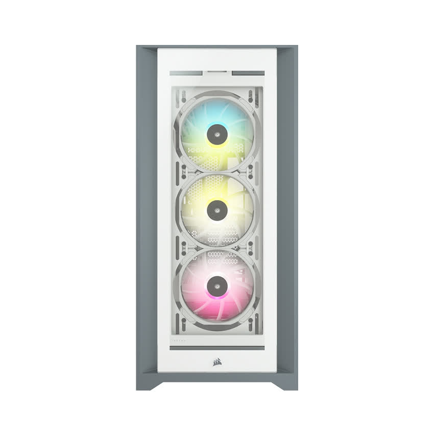 Vỏ máy tính Corsair iCUE 5000X RGB TG White 