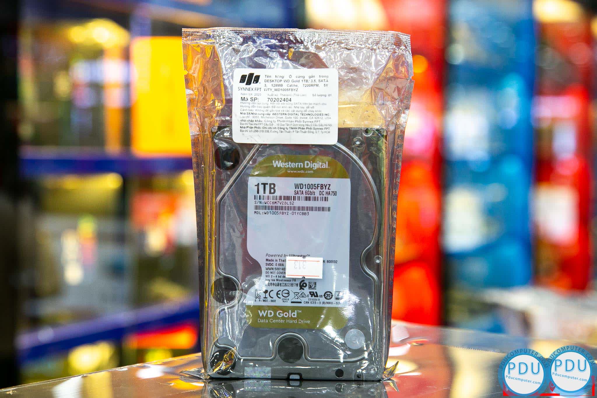 HDD WD Gold (1TB/3.5/SATA 3/128MB Cache/7200RPM) (WD1005FBYZ)