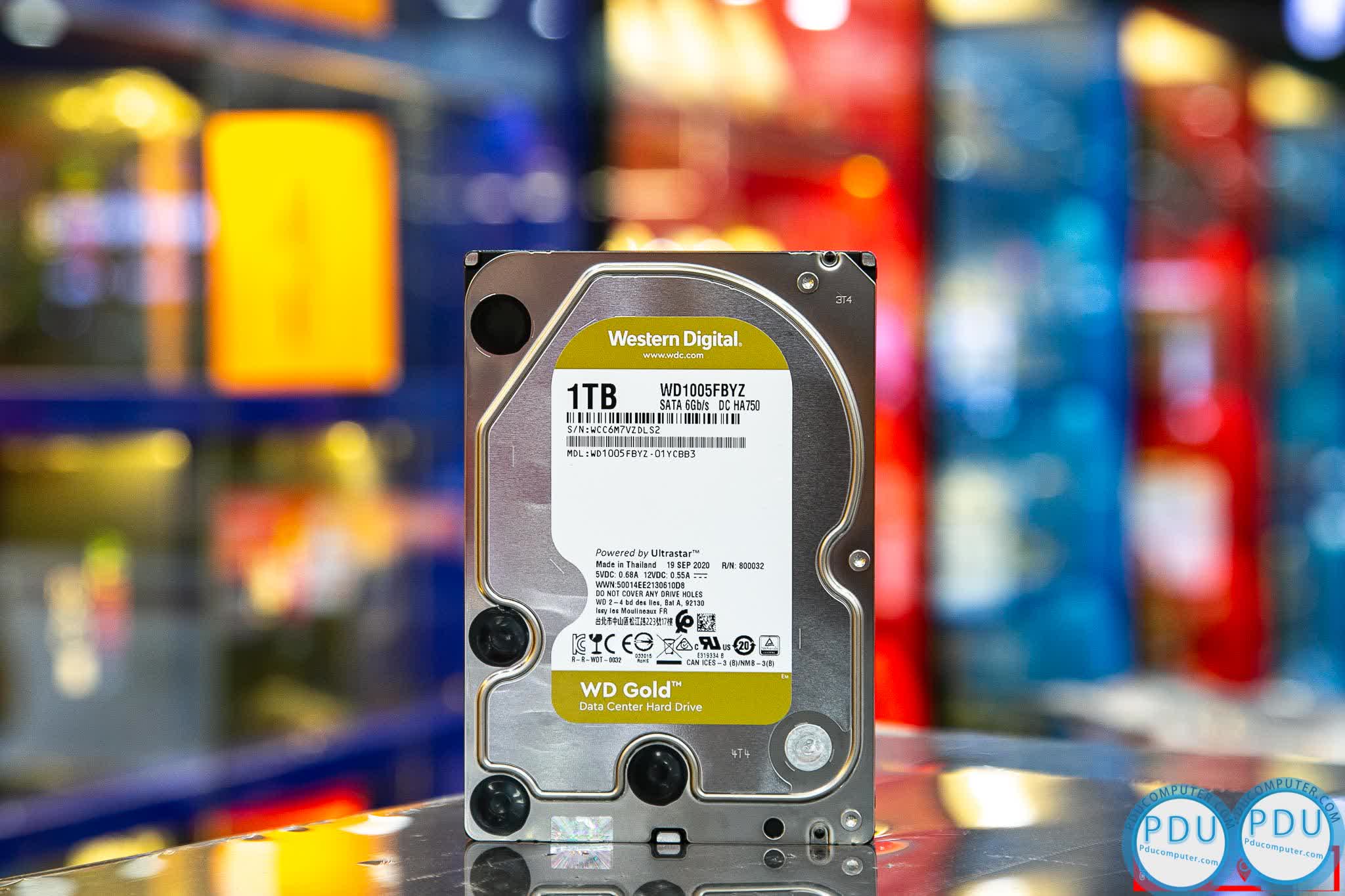 HDD WD Gold (1TB/3.5/SATA 3/128MB Cache/7200RPM) (WD1005FBYZ)