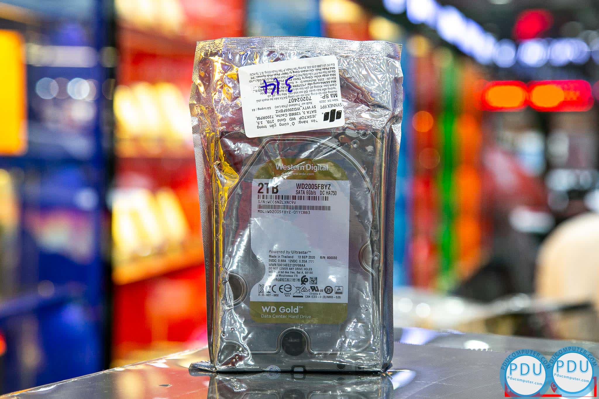 HDD WD Gold (2TB/3.5/SATA 3/128MB Cache/7200RPM) (WD2005FBYZ)