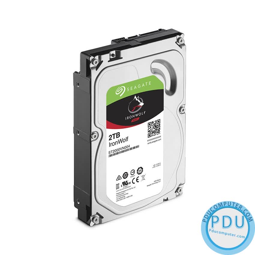 Ổ cứng HDD Seagate IRONWOLF 2TB 3.5 inch , 5900RPM, SATA3, 64MB Cache (ST2000VN004)