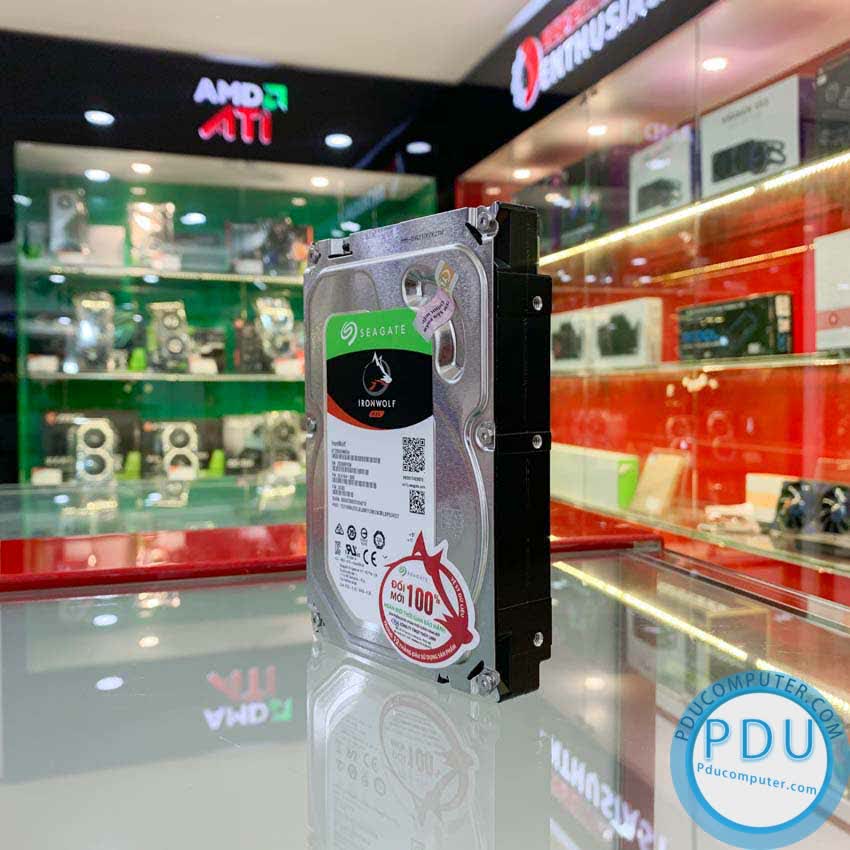 Ổ cứng HDD Seagate IRONWOLF 8TB 3.5 inch 7200RPM, SATA3, 256MB Cache (ST8000VN004)