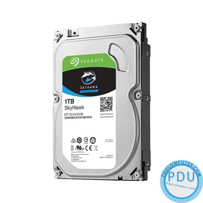 Ổ cứng HDD Seagate SkyHawk 1TB 3.5 inch 5900RPM, SATA3 6GB/s, 64MB Cache - (ST1000VX005)