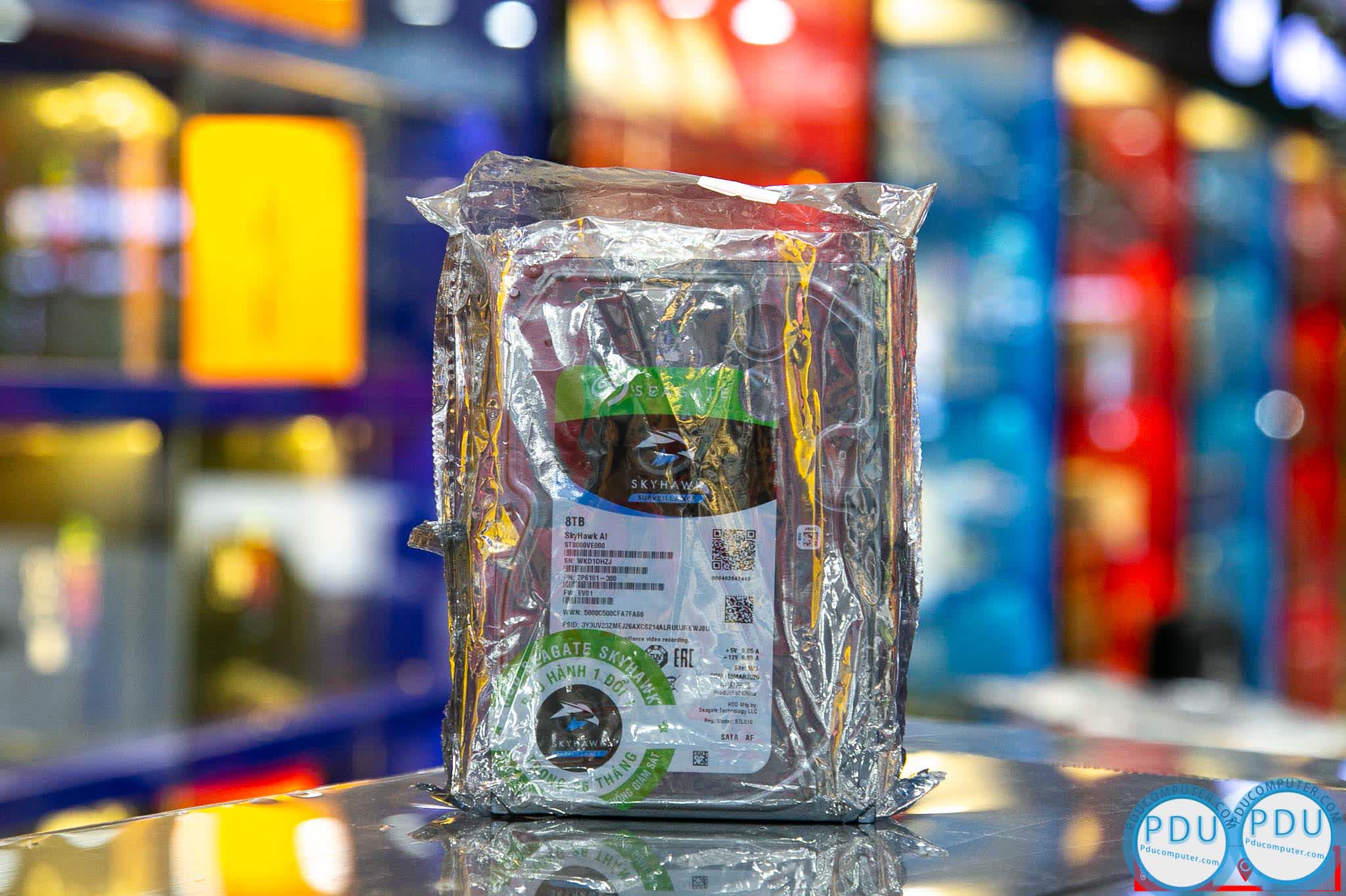 Ổ Cứng HDD Seagate SkyHawk AI 8TB 3.5 inch, 7200Rpm,256MB Cache ( ST8000VE000 )