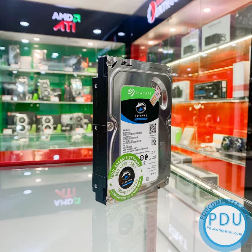 Ổ cứng HDD Seagate SkyHawk SURVEILLANCE 2TB 3.5 inch 5900RPM, SATA3 6GB/s, 64MB Cache - (ST2000VX008)