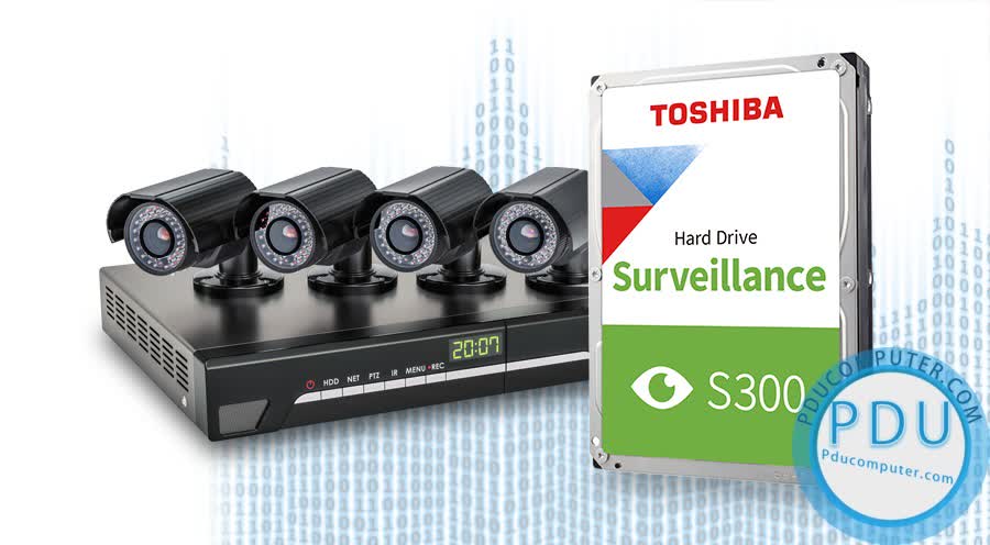 Ổ cứng HDD Toshiba SURVEILLANCE 10TB 7200RPM 3.5 inch Sata 3 -HDWT31AUZSVA