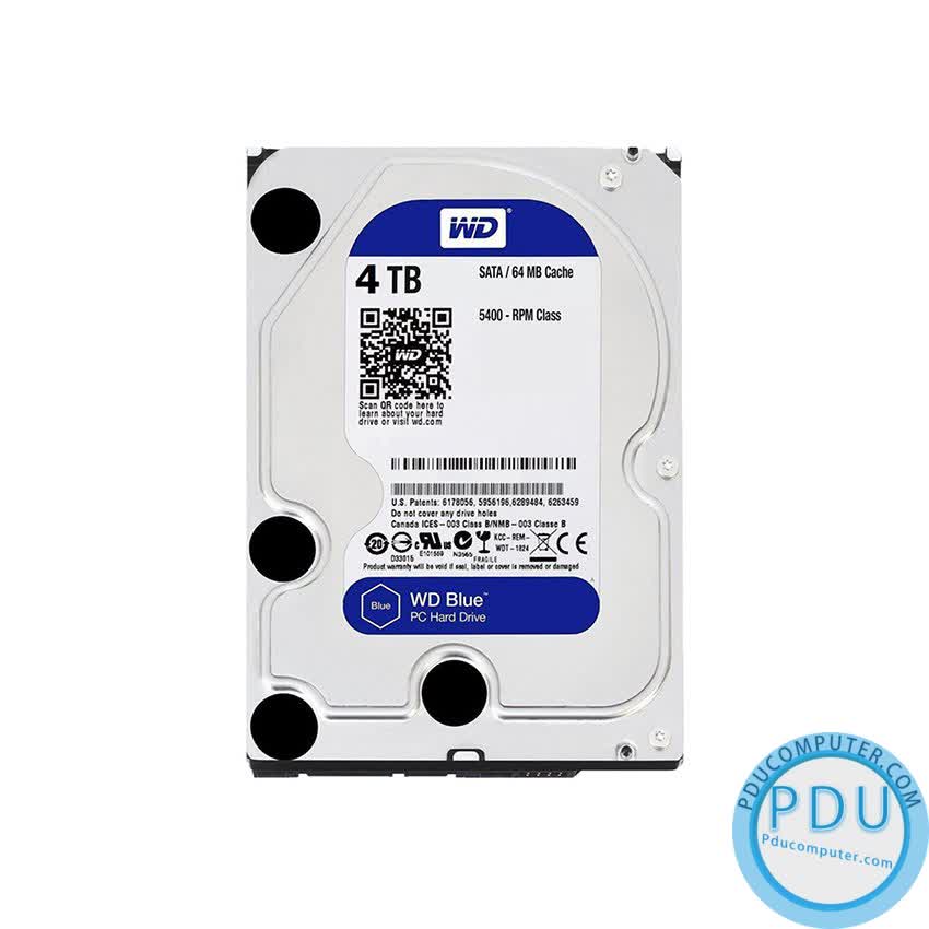 Ổ cứng HDD Western Caviar Blue 4TB 3.5 inch 5400RPM, SATA3 6Gb/s, 64MB Cache