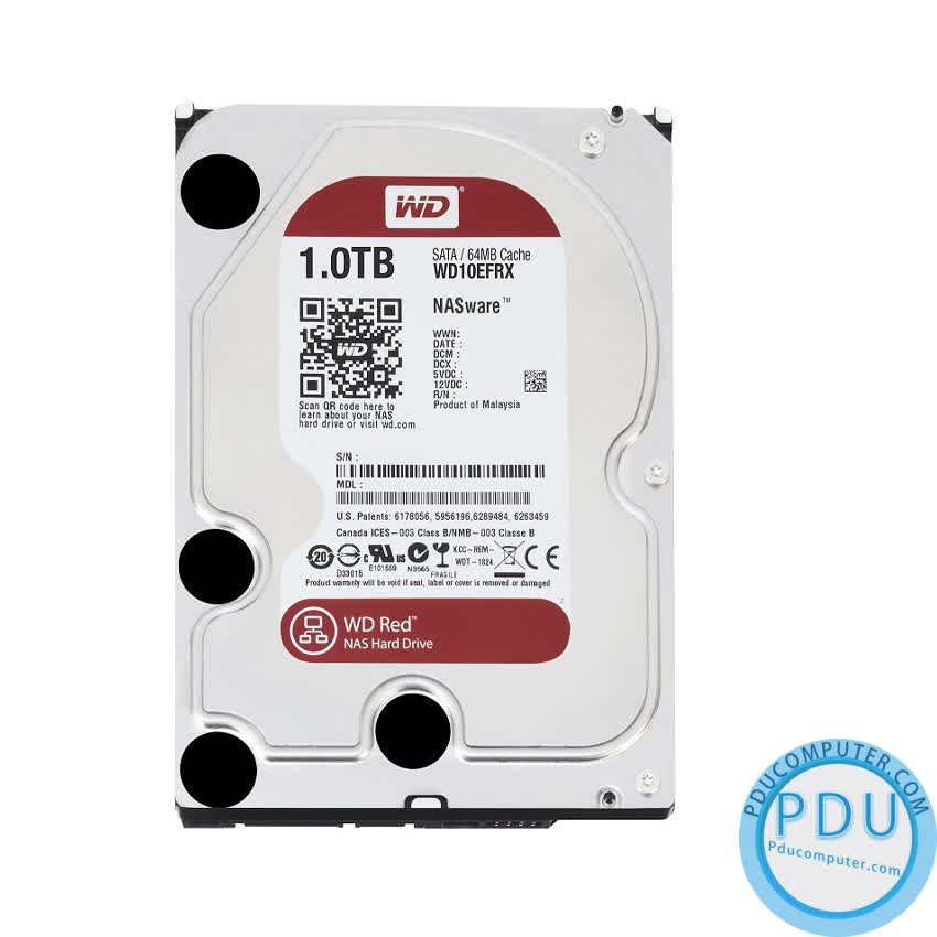 Ổ cứng HDD Western Caviar Red 1TB 3.5 inch 5400RPM, SATA3 6Gb/s, 64MB Cache