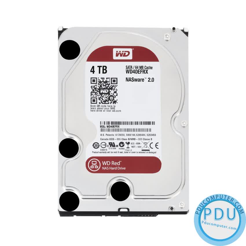 Ổ cứng HDD Western Caviar Red 4TB 3.5 inch 5400RPM, SATA3 6Gb/s,256MB Cache