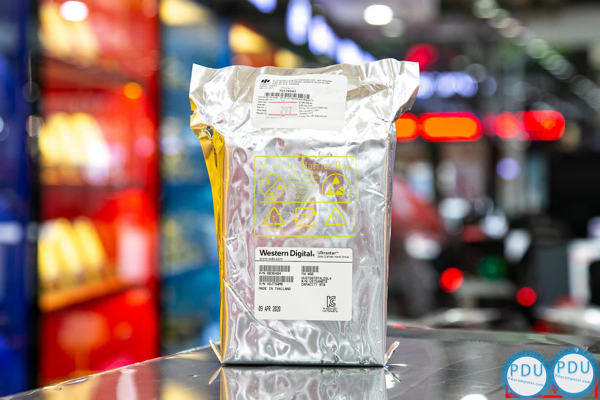 Ổ cứng HDD Western Enterprise Ultrastar DC HC320 8TB 3.5 inch SATA3 6GB/s 7200RPM, 256MB Cache - (HUS728T8TALE6L4)