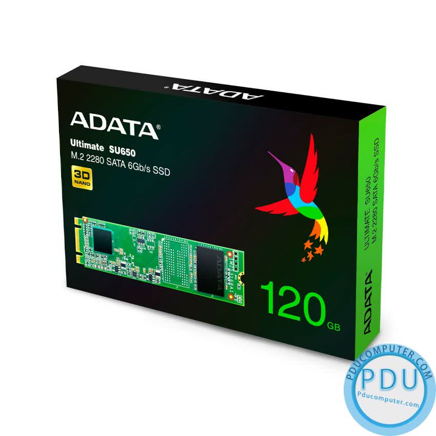 Ổ cứng SSD Adata SU650SN38 120G M.2 2280 (Đọc 550MB/s - Ghi 510MB/s) - (AU650NS38-120GT-C)
