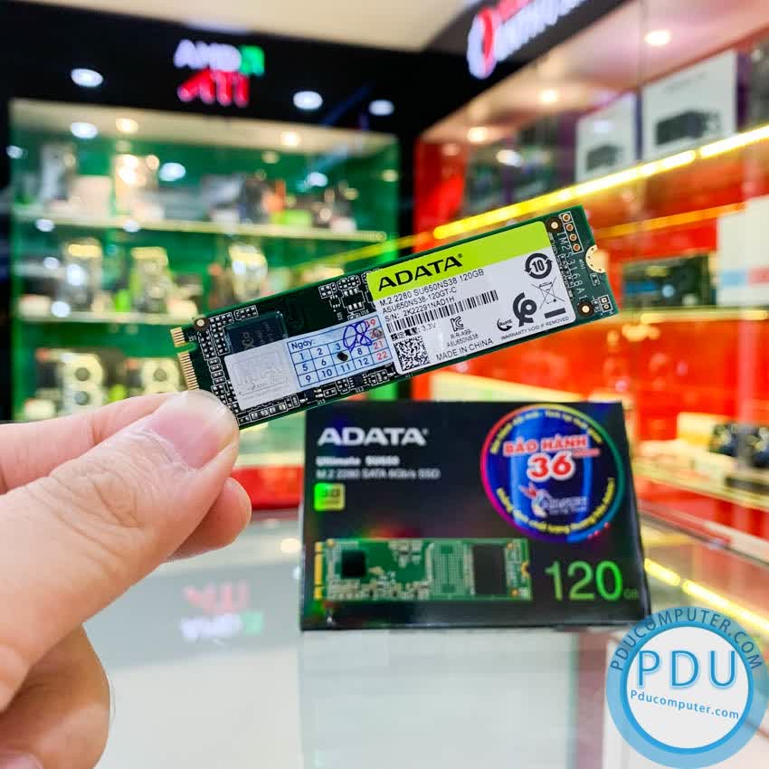 Ổ cứng SSD Adata SU650SN38 120G M.2 2280 (Đọc 550MB/s - Ghi 510MB/s) - (AU650NS38-120GT-C)
