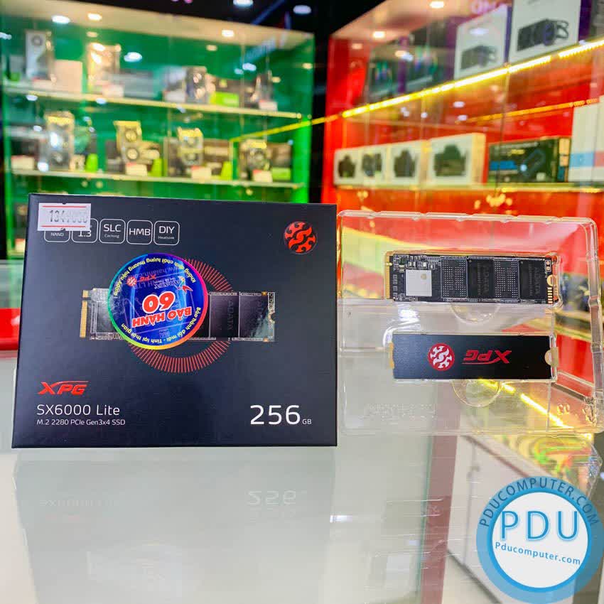 Ổ cứng SSD Adata SX6000NP Lite 256GB M.2 2280 PCIe NVMe Gen 3x4 (Đọc 1800MB/s - Ghi 900MB/s)