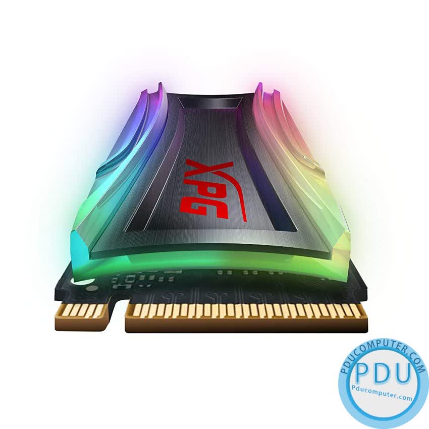 Ổ cứng SSD Adata XPG SPECTRIX S40G RGB 512GB M.2 2280 PCIe NVMe Gen 3x4 (Đọc 3500MB/s - Ghi 3000MB/s) - (AS40G-512GT-C)