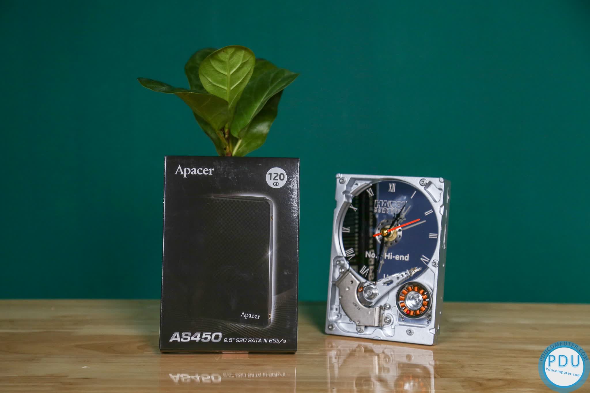 Ổ cứng SSD Apacer AS450 120GB SATA3 2.5 inch (Đọc 550Mb/s - Ghi 520Mb/s) - (AP120GAS450B-1)