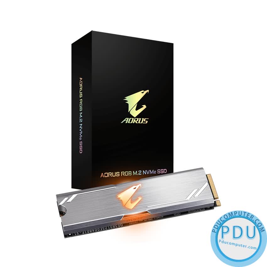 Ổ cứng SSD Gigabyte AORUS RGB 256GB PCIe NVMe Gen 3.0 x 4 (Đọc 3100MB/s, Ghi 1050MB/s) - (GP-ASM2NE2256GTTDR)