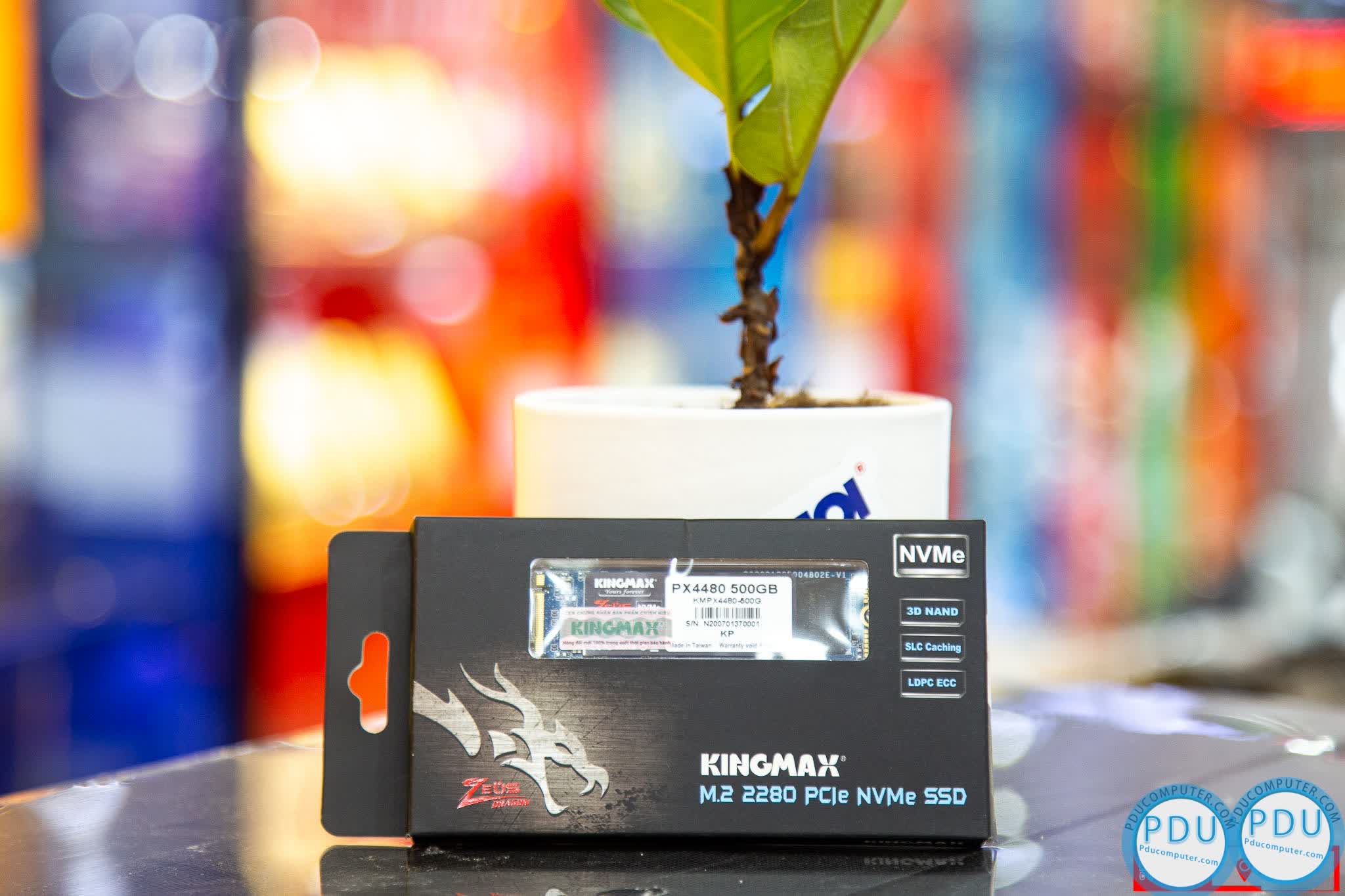 Ổ cứng SSD Kingmax Zeus PX4480 500GB M.2 2280 PCIe NVMe Gen 4x4 (Đọc 5000MB/s - Ghi 2500MB/s) - (KM500GPX4480)