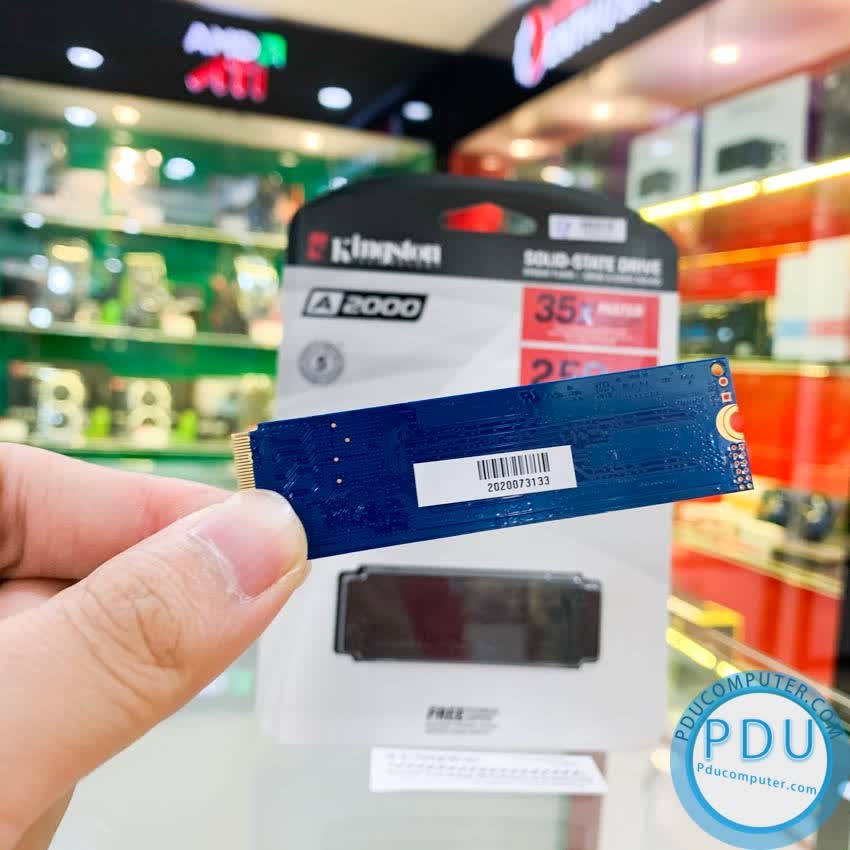Ổ cứng SSD Kingston A2000M8 250GB M.2 2280 PCIe NVMe Gen 3x4 (Đọc 2000MB/s - Ghi 1000MB/s) - (SA2000M8/250G