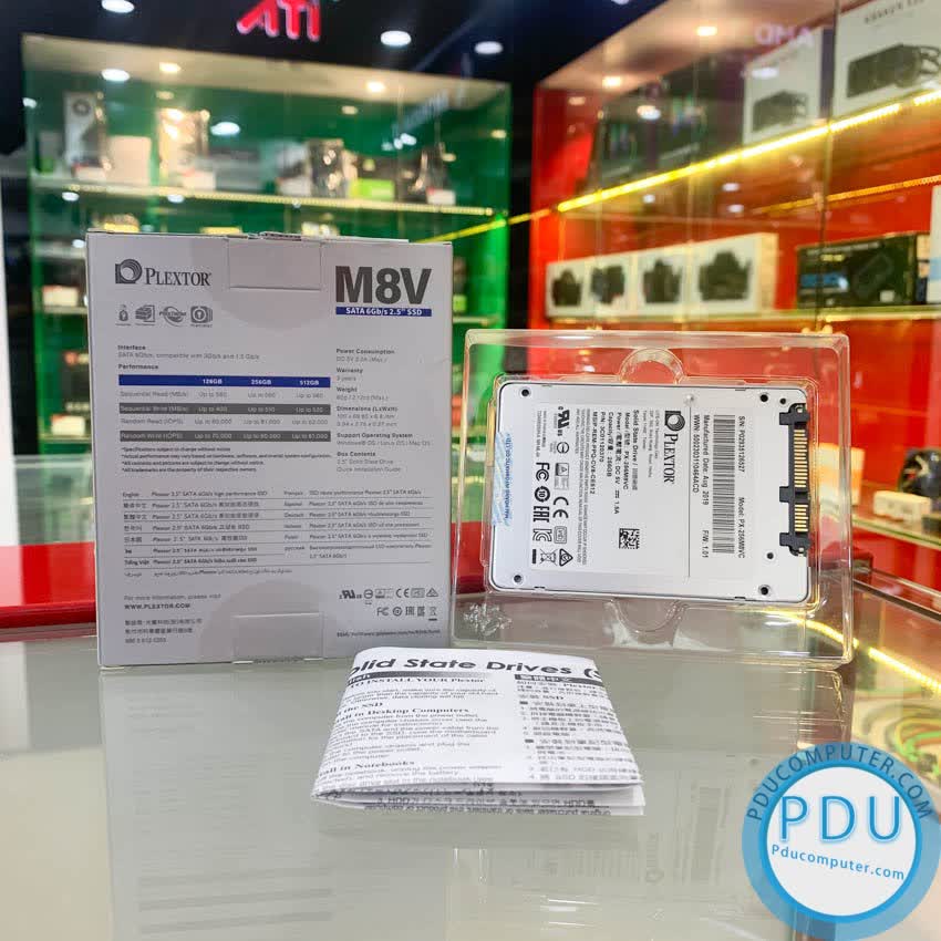 Ổ cứng SSD Plextor PX 256M8VC 256GB 2.5 inch SATA3 (Đọc 560MB/s - Ghi 510MB/s)