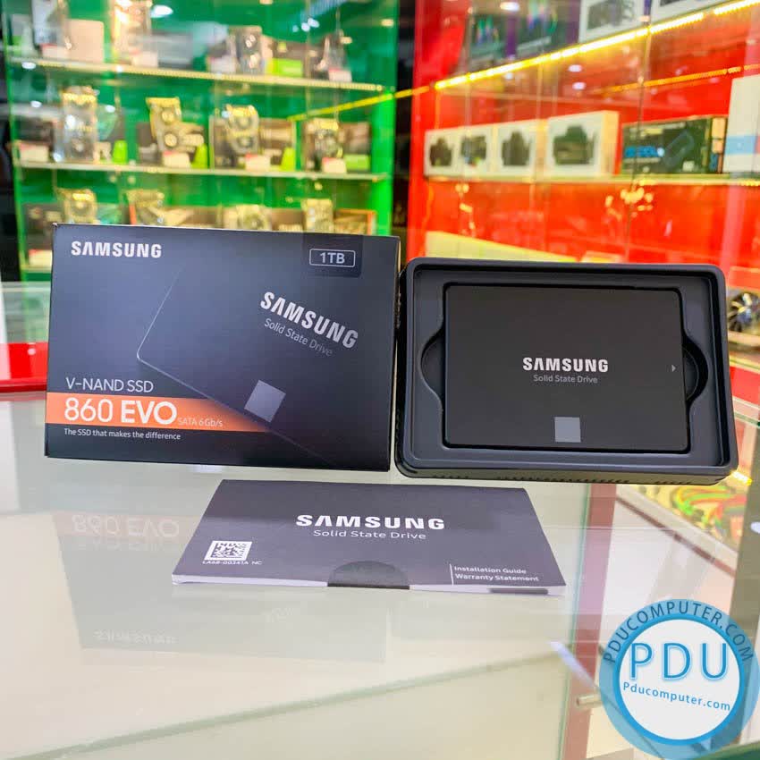 Ổ cứng SSD Samsung 860 EVO 1TB 2.5 inch SATA3 (Đọc 550MB/s - Ghi 520MB/s)