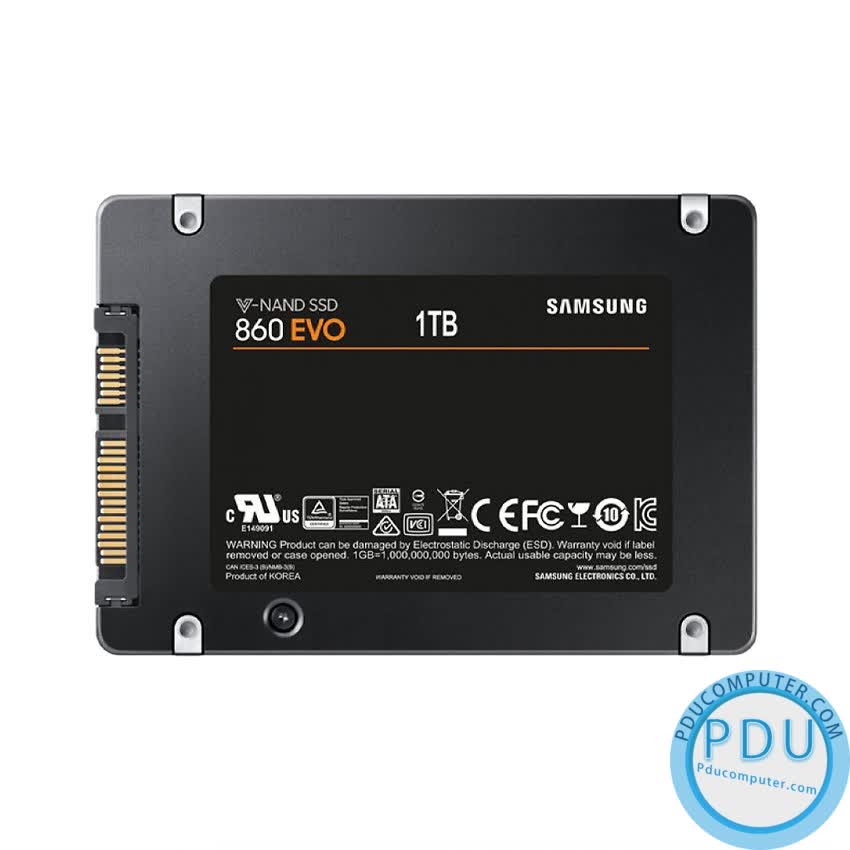 Ổ cứng SSD Samsung 860 EVO 1TB 2.5 inch SATA3 (Đọc 550MB/s - Ghi 520MB/s)