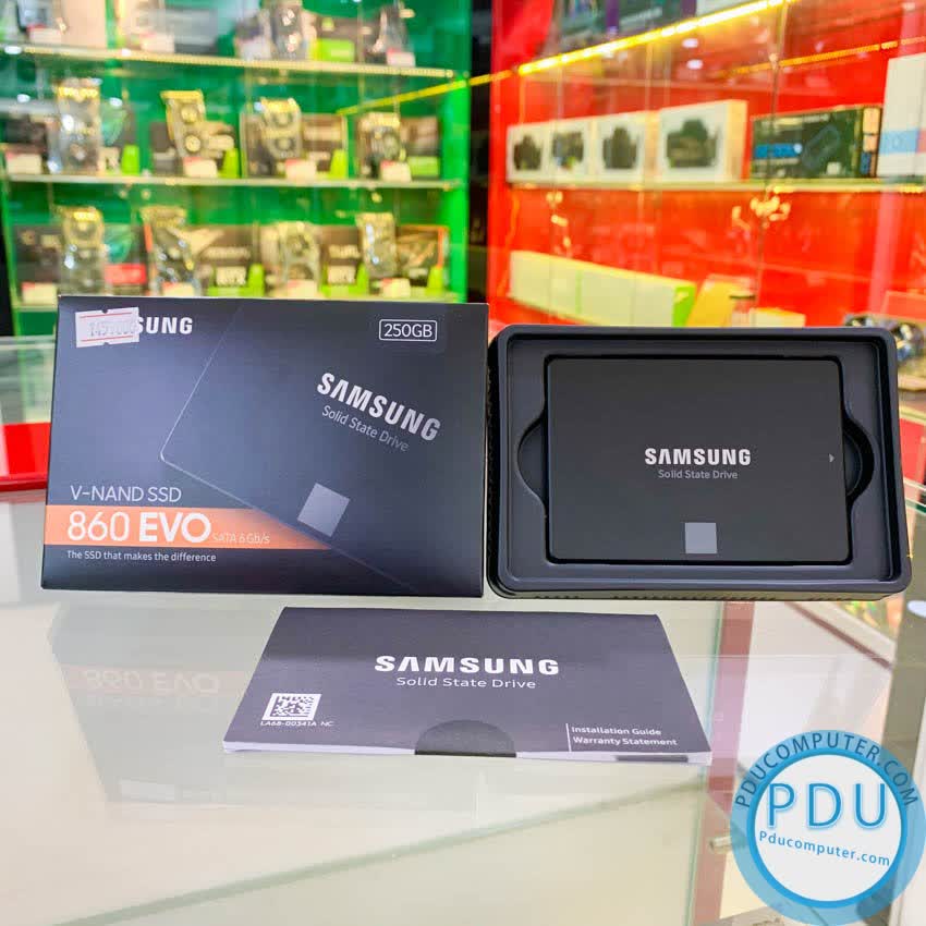 Ổ cứng SSD Samsung 860 EVO 250GB 2.5 inch SATA3 (Đọc 550MB/s - Ghi 520MB/s)