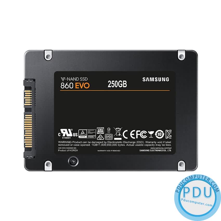 Ổ cứng SSD Samsung 860 EVO 250GB 2.5 inch SATA3 (Đọc 550MB/s - Ghi 520MB/s)