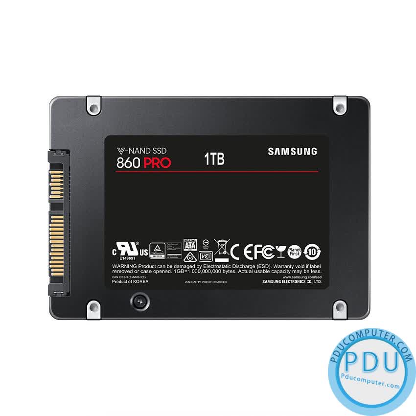 Ổ cứng SSD Samsung 860 PRO 1TB 2.5 inch SATA3 (Đọc 560MB/s - Ghi 530MB/s)