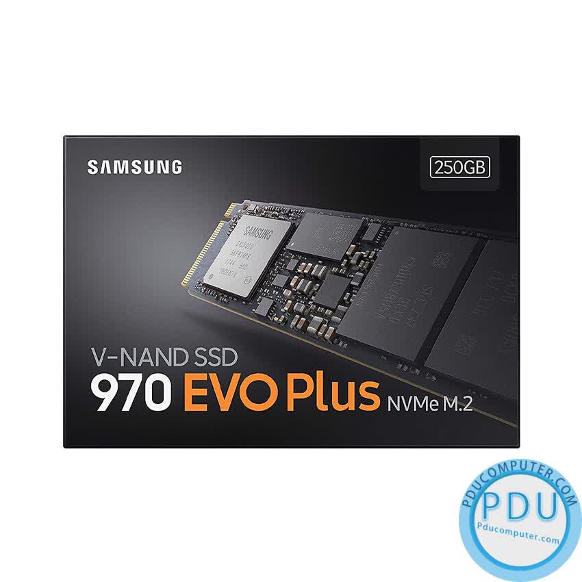 Ổ cứng SSD Samsung 970 EVO Plus 250GB M.2 PCIe NVMe 3x4 (Đọc 3500MB/s - Ghi 2300MB/s) - (MZ-V7S250BW)